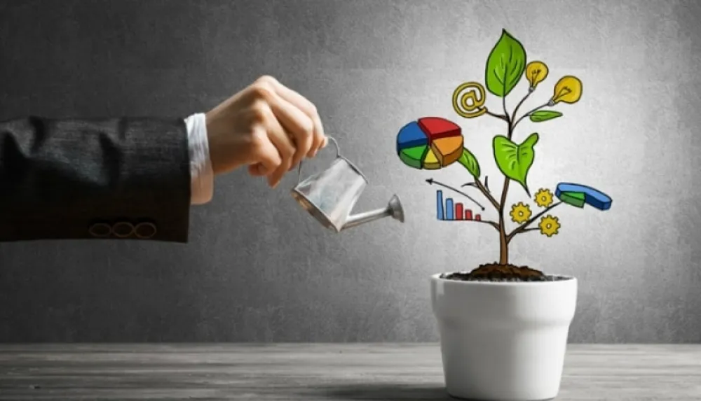 Šeit ir attēlota zaļa domāšana